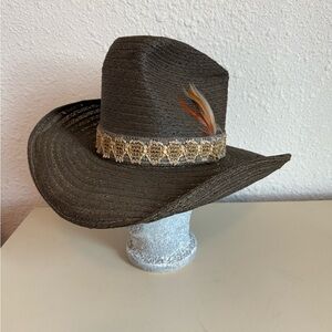 Vintage Cowboy/cowgirl hat size 6 7/8